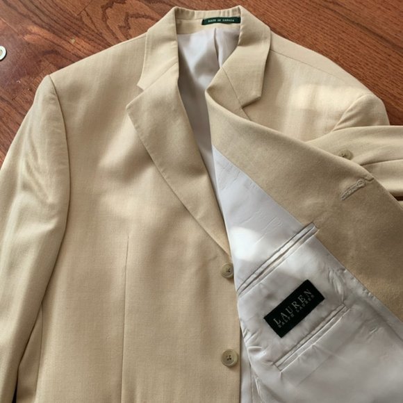 Ralph Lauren Men's Linen & Silk Blend Suit Jacket - Picture 4 of 7